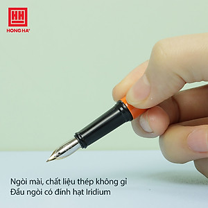 Bút máy nét hoa Hồng Hà 2256 - Bút nét thanh nét đậm luyện chữ đẹp