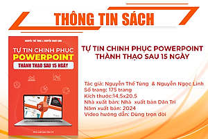 Sách PowerPoint Tin Học Văn Phòng Từ Cơ Bản Đến Nâng Cao Cho Người Đi Làm + Tặng Kèm Video Hướng Dẫn