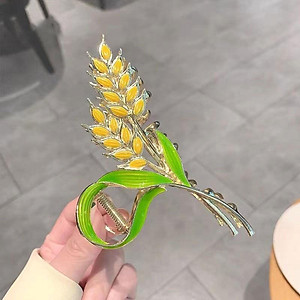 Kẹp Tóc Lúa Mì Bằng Hợp Kim Thời Trang Hàn Quốc Cho Nữ