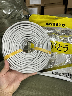 Dây cáp mạng LAN đúc sẵn 2 đầu Cat6E UTP Arigato - Hàng chính hãng