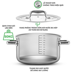 Nồi Inox liền khối Elmich Trimax Eco EL-3991