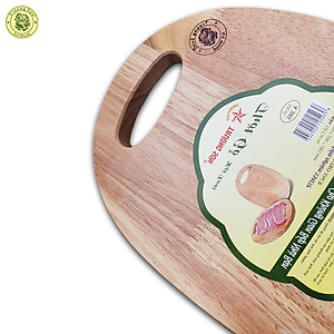 Thớt Gỗ Cao Su Hình Hột Xoài A285 ( 28.5 x 20 x 2 cm ) - Đồ Dùng Nhà Bếp Thương Hiệu Trường Sơn