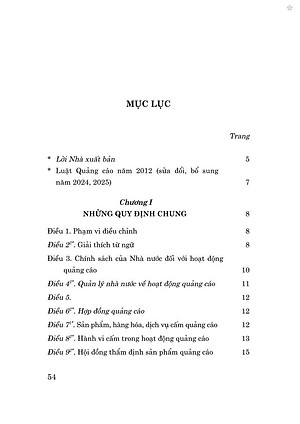 Luật Quảng cáo năm 2012 (Sửa đổi, bổ sung năm 2024, 2025)
