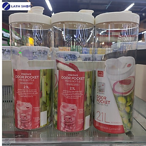 Bộ 3 Hộp đựng thực phẩm Lock&Lock Interlock INL413W - 2.1L