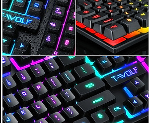 Bàn Phím Giả Cơ T-WOLF T20 USB- Hàng Chính Hãng