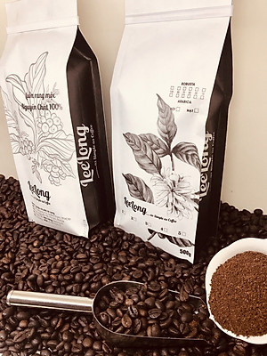 1kg cafe LeeLong3 hậu vị tròn đầy (50 Robusta / 50 Arabica)