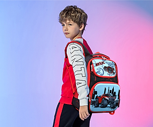 Balo học sinh cấp 1và 2 siêu nhẹ chống gù chống nước cao cấp phong cách châu âu