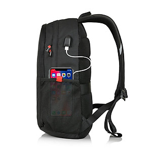 Balo Laptop 15.6 Inch Mr Vui 990 vải trượt nước, chống bám bụi - Hàng Chính Hãng