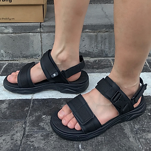 Giày Sandal Nam The Bily Quai Ngang - Màu Đen BL03D