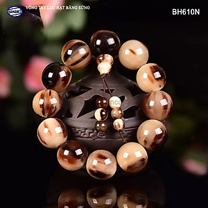 Vòng Sừng Bò Châu Phi vân nưa đuôi Hồ Lô (BH611N) Mang Đến May Mắn Cho Bạn và Gia Đình - Bracelet of HAHANCO
