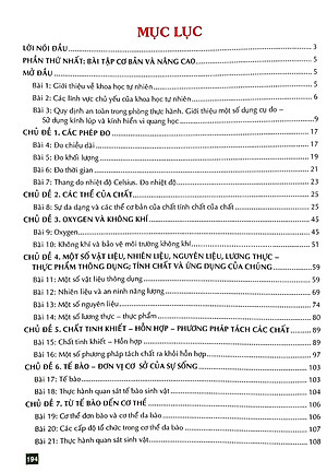 Bài Tập Cơ Bản Và Nâng Cao Khoa Học Tự Nhiên 6