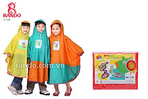 ÁO MƯA BƯỚM RANDO CAO CẤP MÀU NGẪU NHIÊN TRẺ DƯỚI 1.1 M