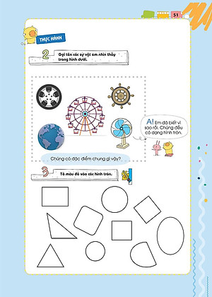 Sách POMath - Toán Tư Duy Cho Trẻ Em 4-6 Tuổi (Tập 1)