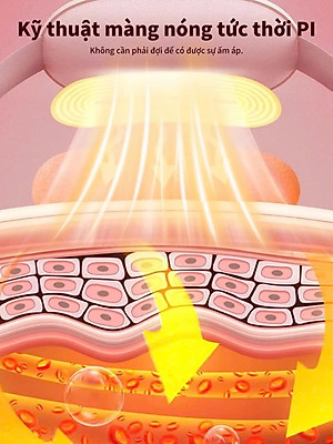 Máy chườm nóng hỗ trợ giảm đau bụng kinh có 3 mức nhiệt, Pin sạc UBS, món quà ý nghĩa tặng người yêu
