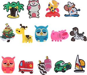 Sét 9 dây buộc tóc và kẹp xinh xắn, có kèm túi lưới phong cách Hàn Quốc, giao màu ngẫu nhiên+ Tặng kèm hình dán 