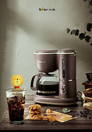 Máy Pha Cà Phê BEAR KFJ-A06Q1 Kiêm Pha Trà Công Suất 550 W - Hàng Nhập Khẩu