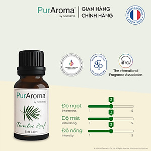(18 mùi) Tinh dầu thiên nhiên nguyên chất PurAroma by IMMORTEL - 10mL - Chính hãng Pháp