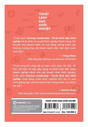 Sách Thuật Lãnh Đạo Khởi Nghiệp