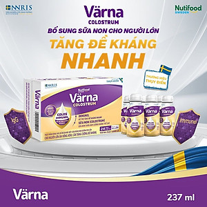 Thùng Sữa Non Pha Sẵn Värna Colostrum (24 Chai x 237ml) - Sữa Cho Người Già Tăng Cường Đề Kháng