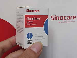Kim Chích Máu Sinodraw Máy Đo Đường Huyết Sinocare ( 50 kim)