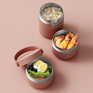 Bộ hộp cơm giữ nhiệt LocknLock Tower Vacuum Lunch Box - LHC8058 - Hàng chính hãng