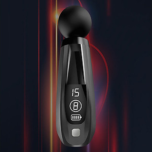 Máy massage cầm tay chính hãng GOODFIT MG005, súng massage cổ vai gáy, mát-xa lưng có tay cầm trợ lực có thể tháo rời