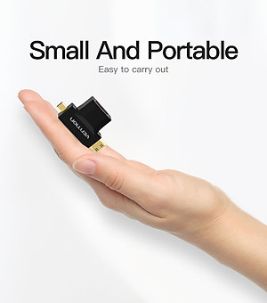 Đầu chuyển đổi Mini HDMI + Micro HDMI to HDMI Vention AGDB0 - Hàng Chính Hãng