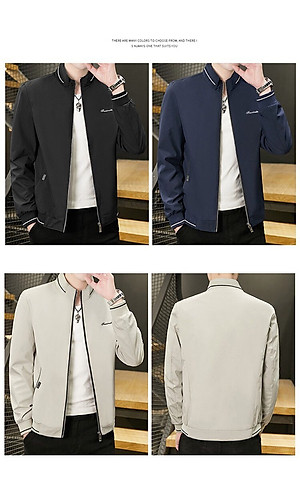 Áo Khoác Big Size Áo Khoác Dù Nam Có Cổ Trụ Chống Nắng Chống Nóng Chống Lạnh Chống Gió 2 Lớp Phối Logo Sọt Thời Trang Nam Tính Hàn Quốc Giá Tốt AD70 