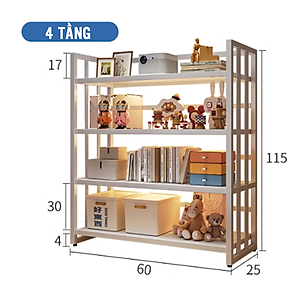 Kệ sách đa năng khung thép chống ghỉ sơn tĩnh điện thương hiệu IGA - GM97