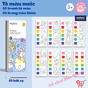 Đồ chơi Tranh tô màu nước Mideer Watercolor Painting