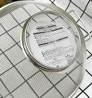 Rổ tròn Inox cao cấp Echo có tay cầm tiện dụng φ20cm - Nội địa Nhật 