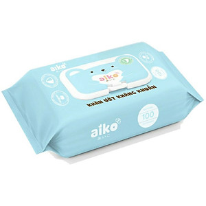 Bộ 6 Gói Khăn Ướt Aiko Kháng Khuẩn 100 tờ/Gói