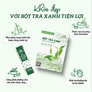 Bột trà xanh nguyên chất Goce - 72g (24 gói x 3g)