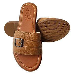 Dép Nữ Da Bò Thật BIGGBEN Cao Cấp DNQN49