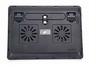 Đế tản nhiệt laptop N131 có led 2 quạt giải nhiệt cực nhanh đế nâng 4 chế độ (Tặng kèm món quà tri ân) 2Fan 8x8cm- Hàng chính hãng
