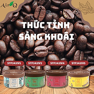 Sáp Thơm Ô Tô AIR-Q Caffe Gusto No242Iv-1 Cà Phê Đen 50g