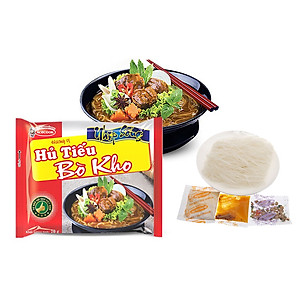 Thùng 30 Gói Hủ Tiếu Nhịp Sống vị Bò Kho 72g