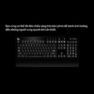 Bàn phím game có dây Logitech G213 Prodigy RGB Lightsync - Hàng chính hãng