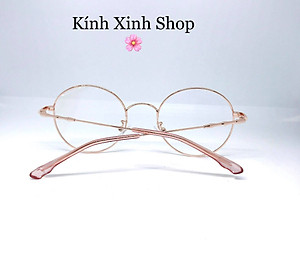Kính Mắt tròn cao cấp cho Nam và nữ tròng chống ánh sáng xanh uv G72325 (Nhiều màu)