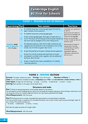 B2 First for School Preliminary 1 with 4 Practice Tests - Latest Format
