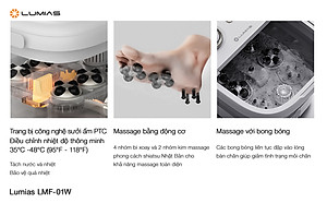 Máy massage chân Lumias LMF-01W Hàng chính hãng
