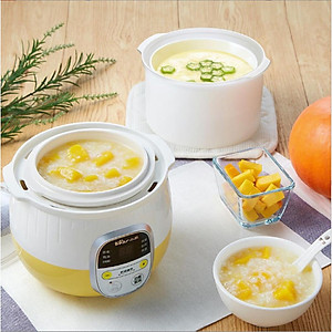 Nồi chưng yến điện Bear, Nồi nấu chậm 0.8L Bear Chính hãng, nấu cháo bản Quốc tế - Hàng chính hãng