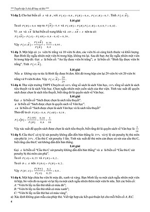 Sách - Tuyển Tập 3 Chủ Đề Hay Và Khó- Xác Xuất Có Điều Kiện- Một Số Yếu Tố Của Lý Thuyết Đồ Thị