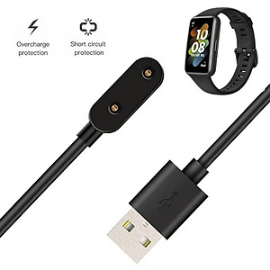 Dây Cáp Sạc Từ Tính Cho Huawei Band 6 7 8 9 10 / Honor Band 6 7 9 / Huawei Watch Fit 1 2 3 MÀU ĐEN - Hàng Nhập Khẩu