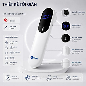 Máy Đo Nhiệt Kế Kachi JXB-315 Cảm Biến Hồng Ngoại có chứng nhận FDA Mỹ