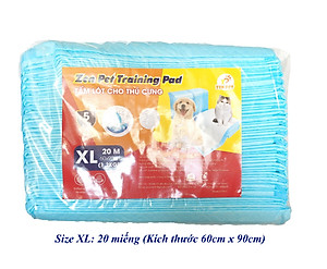 1 Bịch Tã lót cho chó mèo đi vệ sinh vào khay, chuồng bằng giấy siêu thấm hút 