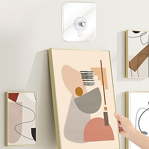Đinh Móc Treo Khung Tranh Ảnh Không Khoan Dán Tường Đa Năng Vít Treo Cục Wifi Gương Nhà Tắm Đồng Hồ