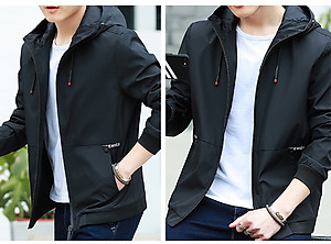 Áo khoác dù nam 2 lớp có nón thời trang SITAKI cao cấp AKD23