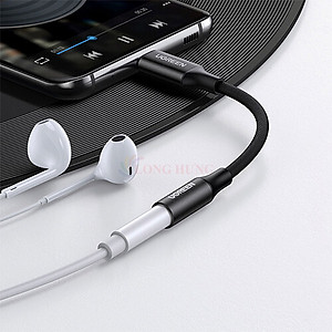 Cổng chuyển đổi Ugreen USB-C to 3.5mm Audio Cable AV161 - Hàng chính hãng