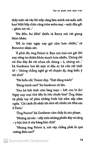 Sách Agatha Christie. Tội Ác Dưới Ánh Mặt Trời